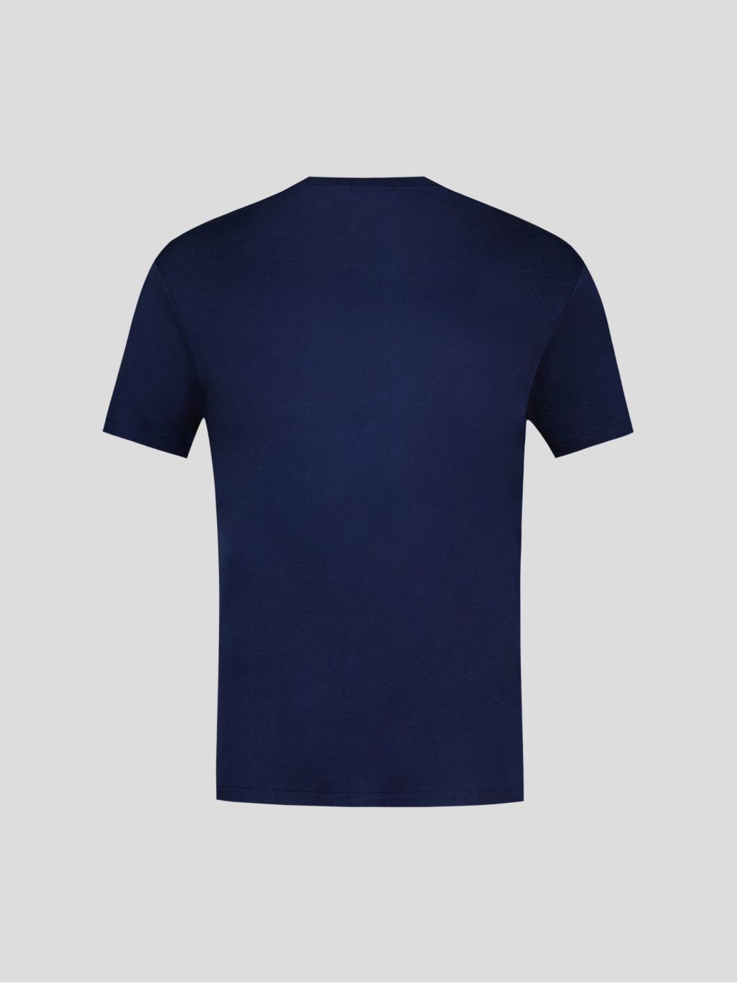 Tee-Shirt Interlock Grande Taille Bleu Marine